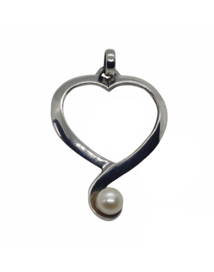 Coração com Pérola