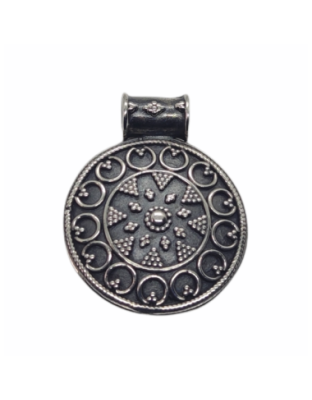 Medalha Redonda Oxidada