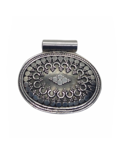 Medalha Oval Oxidada