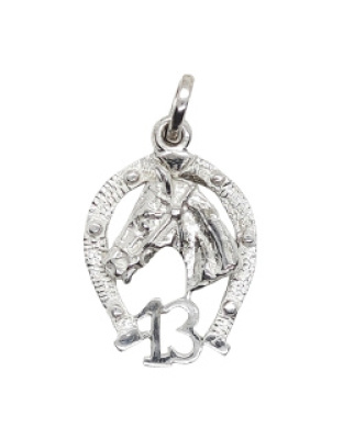 Ferradura com Cabeça de Cavalo e 13