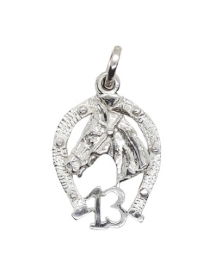 Ferradura com Cabeça de Cavalo e 13