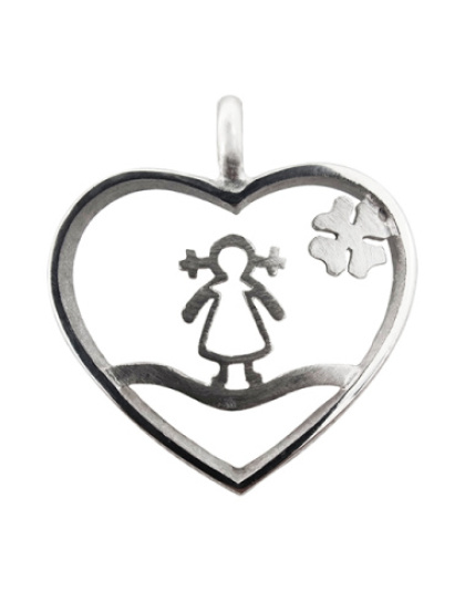 Coração com Menina