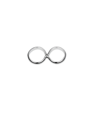 Argola Dupla 13,3 x 6,6 mm - Fio 1,7 x 0,8 mm