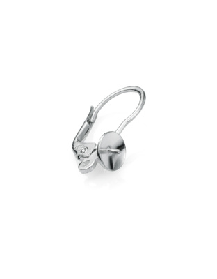 Brinco de Clipe 15,7 mm Mola - Calota 6 mm com Argola