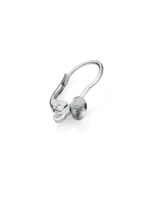 Brinco de Clipe 15,7 mm Mola - Calota 5 mm com Argola