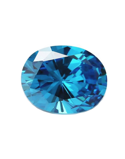 Oval Synthetic Aquamarine