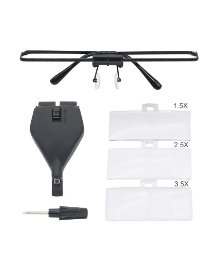 Lupa Óculos com LED