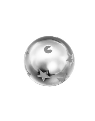 Bola Estrelas Recortadas 14 mm - Furo 2,6 mm
