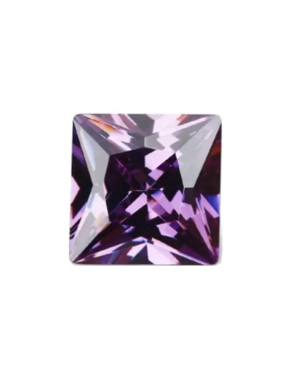 Zircónia Ametista Quadrada