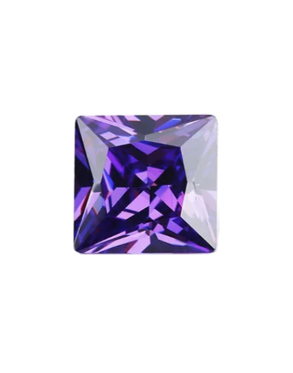 Zircónia Violeta Quadrada