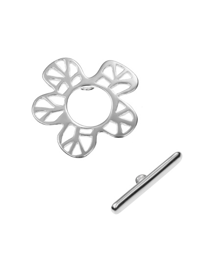 Flower Toggle Clasp