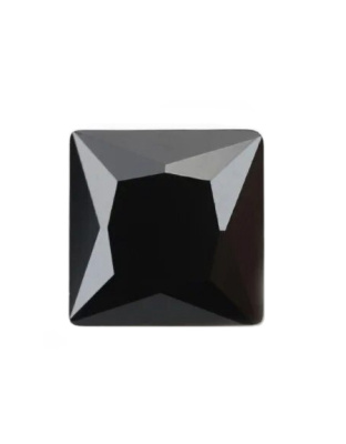 Zircónia Preta Quadrada