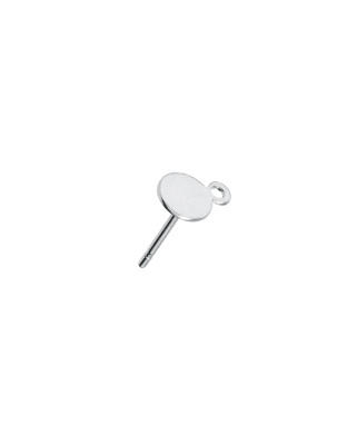 Brinco de Disco 6 mm com Argola