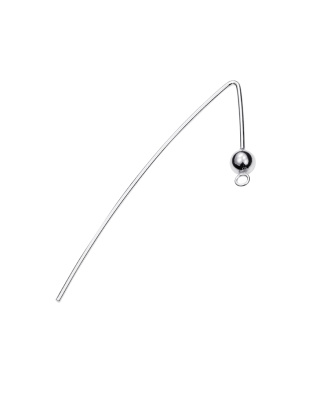 Gancho com Bola e Argola 43,5 mm - Fio 0,8 mm Ø