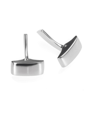 Botões Punho Retangulares 13,3 x 6,4 mm