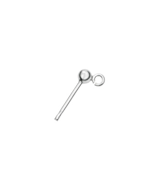 Brinco Bola 3 mm - Espigão 10 x 0,8 mm com Argola