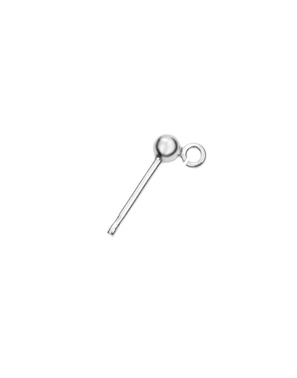 Brinco Bola 3 mm - Espigão 10 x 0,8 mm com Argola