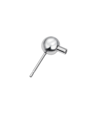  Brinco Bola 6 mm - Espigão 10 x 0,8 mm com Tubo