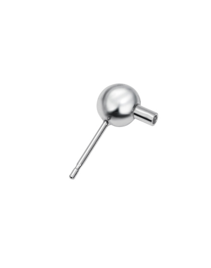  Brinco Bola 6 mm - Espigão 10 x 0,8 mm com Tubo