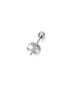 Brinco de Bola 3 mm com Borboleta