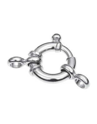 Argola Mola Marítima com Argolas Ext. 16 mm - Tubo Ø 3,5 mm