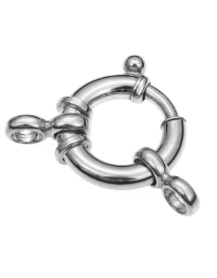 Argola Mola Marítima com Argolas Ext. 20 mm - Tubo Ø 4 mm