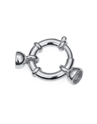 Argola Mola Marítima com Casquilhos Ext. 16 mm - Tubo Ø 3 mm