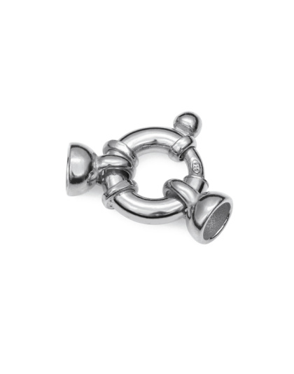 Argola Mola Marítima com Casquilhos Ext. 12 mm - Tubo Ø 3 mm