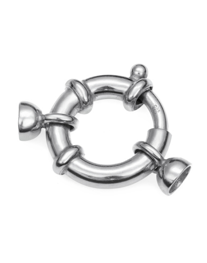 Argola Mola Marítima com Casquilhos Ext. 20 mm - Tubo Ø 4 mm