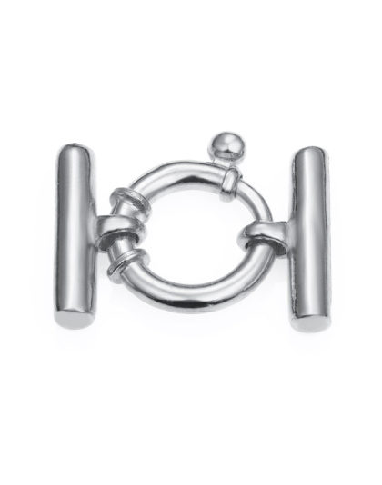 Bolt Ring Clasp with Multi-wire Ext. 14.3 mm - Tube Ø 2.5 mm