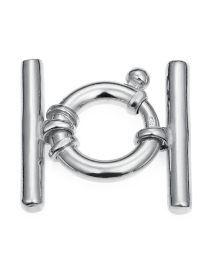 Bolt Ring Clasp with Multi-wire Ext. 17.3 mm - Tube Ø 3.5 mm