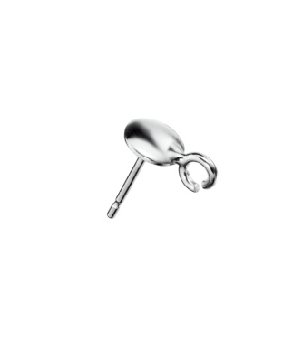 Brinco Disco 6 mm - Espigão 10 x 0,9 mm com Argola