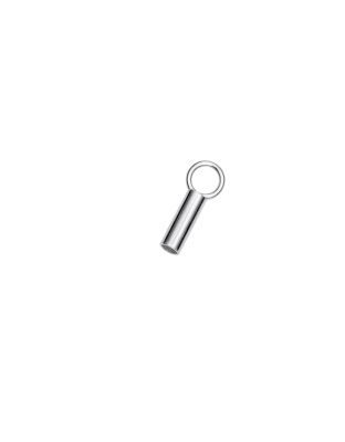 Terminal Tubo Aberto Ext. 2,1 mm - Furo 1,6 mm