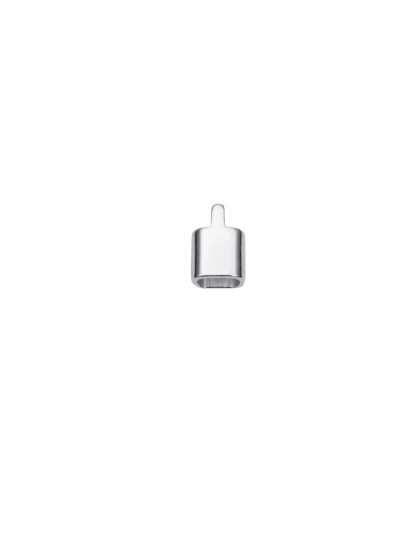 Terminal Retangular Plano Ext. 4 x 4 mm - Furo 3,3 x 1,6 mm