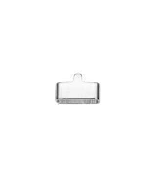 Terminal Retangular Plano Ext. 9,5 x 4 mm - Furo 8,7 x 2,2 mm