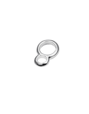 Terminal Argola Dupla Meia Cana 12 mm Fio 2,2 x 1,8 mm