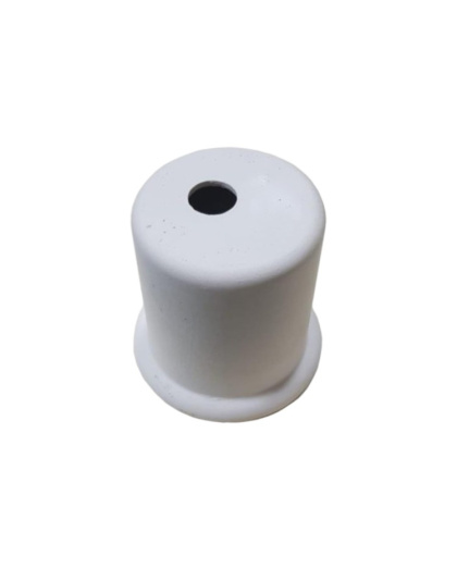 Ceramic Crucible Cover 2 KG Yihui Induction Furnace (With Hole for Thermocouple)