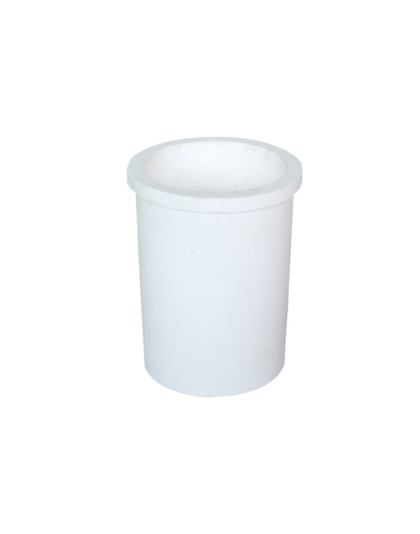 Ceramic Crucible Cover 2 KG Yihui Induction Furnace (With Hole for Thermocouple)