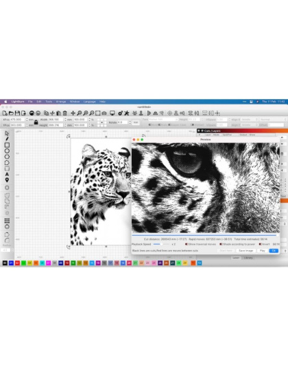 Software LightBurn Laser Cutting and Engraving