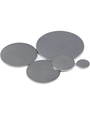 Chapas Redondas Titânio 1 mm