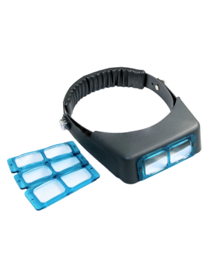 Lupa Binocular com Lentes Intercambiáveis