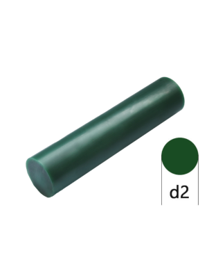 Tubo de Cera Verde 33 mm Macizo