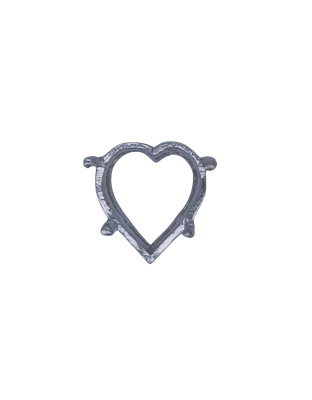 Cravação Coração com 4 Garras 10mm