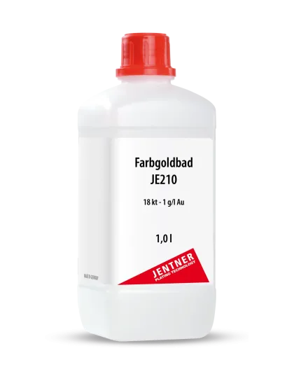 Banho de Ouro de Cor JE210 – 18 K – 1 g/L de Au